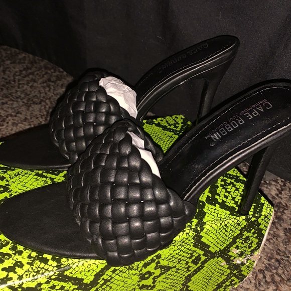 Cape Robbin Anson Sexy Woven High Heels - Picture 1 of 5
